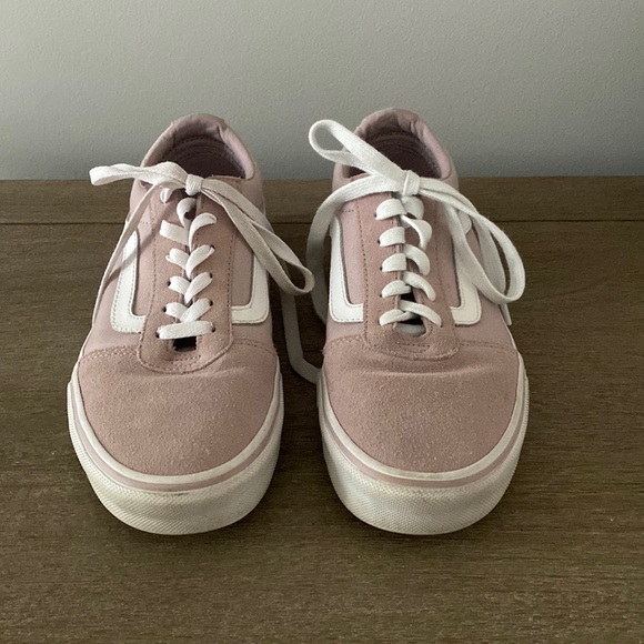 Vans Old Skool Skate Shoe - Lilac Suede - Size 7.5 - Like New! - Picture 1 of 5